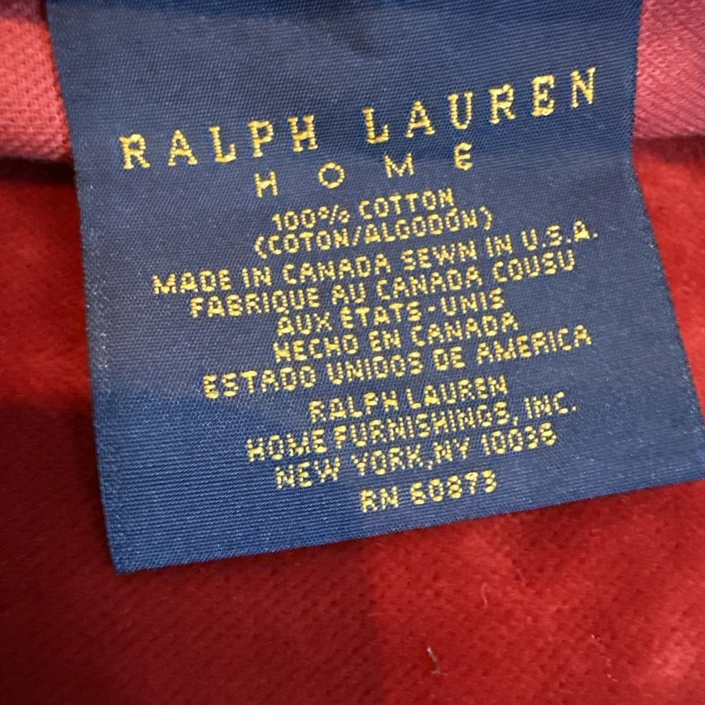 Ralph Lauren Home Euro Pillow Sham Heavy Cotton 25